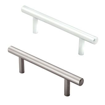 Fingertip Design Silver Cabinet T-Bar Pulls